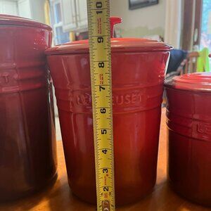 Single Le Cruset Storage Canister 3.5 Qt Medium
